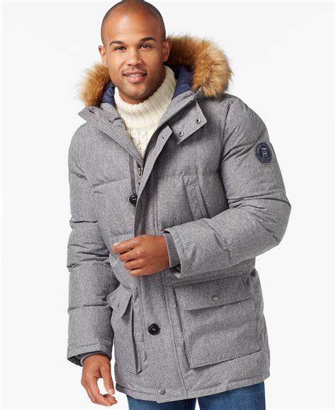 tommy hilfiger winter jackets men's